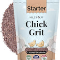 Mile Four Chick Grit for Baby Chicks - Chickens Age 0-8 Weeks, 100% Natural Mineral Chick Grit Quartzite, Poultry Grit Digestive Aid, USA Mined, 4 lbs