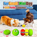 HOLYSTEED Latex Dog Squeaky Toys, Rubber Soft Small Dog Toys Chewing Squeaky Toy, Fetch Play Balls Toy for Puppy Small Pets 6pcs
