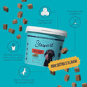Stewart 100% Beef Liver Dog Treats, 21 oz Tub, ~475 Pieces, Freeze Dried Raw, 50% Protein, Single Ingredient Training Treats or Meal Topper, Grain Free, Gluten Free