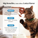 Cat Skin & Coat Health Chews – Crunchy & Creamy Treats with Omegas, Vitamin C & E, Biotin – Soothes Itchy, Dry Skin, Reduces Shedding & Promotes a Shiny Coat – Cat Vitamins (Chicken 30-Day Supply)