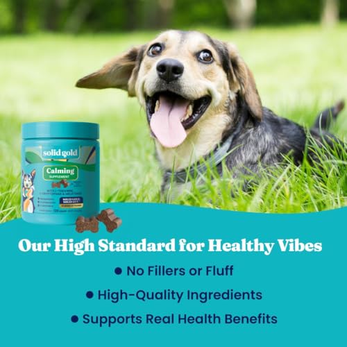 Solid Gold Calming Chews for Dogs, 120ct