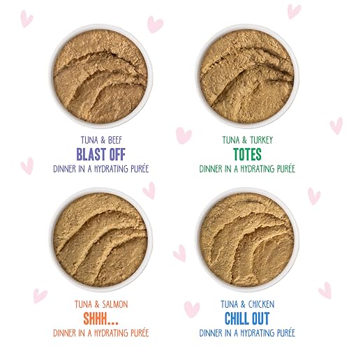 Weruva B.F.F. Play - Best Feline Friend Paté Lovers, Aw Yeah!, Paté Partay! Variety Pack, 3oz Pouch (Pack of 12)