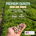 Sneaky Mango - Raw Peanuts in Shell - 10 Pounds – All-Natural Food for Squirrels, Deer, Birds, and Other Wildlife Animals – Grown in the USA for Healthy Nutrition