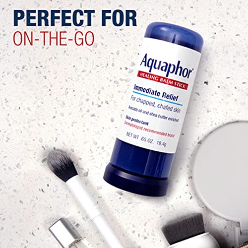 Aquaphor Healing Balm Stick, Skin Protectant with Avocado Oil and Shea Butter, Mothers Day Gifts, 0.65 Oz Stick