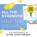 Purina Tidy Cats LightWeight With Glade Clear Springs Multi-Cat, Clumping, Low Dust, Scented Cat litter - 17 lb. Box