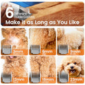oneisall Dog Grooming Vacuum, Pet Grooming Vacuum with Clipper Nail Grinder, 1.5L Dust Cup Dog deshedding Brush with 7 Tools for Shedding Pet Hair, Home Cleaning(Blue)