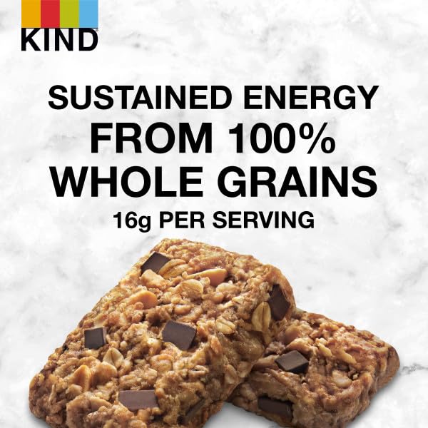 KIND Breakfast, Healthy Snack Bar, Peanut Butter Banana Dark Chocolate, Gluten Free Breakfast Bars, 8g Protein, 1.76 OZ Packs (6 Count)