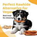 iPaw Sweet Potato Dog Treats, SQF Certified Single Ingredient Dog Treats for Vegetarian, All Natural Human Grade Puppy Chew, Rawhide Alternative, Hypoallergenic, Easy to Digest