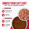 Nulo Freestyle Cat & Kitten Dry Food - Chicken & Cod Recipe, High Protein Grain Free Cat Food, Natural Kibble with Probiotics & Omega Fatty Acids, 4lb Bag