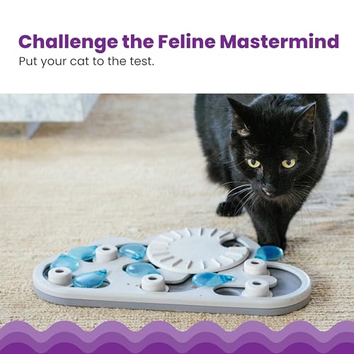 Catstages Nina Ottosson Rainy Day Puzzle & Play Cat, 13.8in