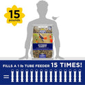 Audubon Park Extreme Variety Wild Bird Seed for Outside Feeders, 15-lb. Bag