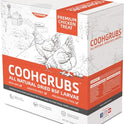 COOHGRUBS Black Soldier Fly Larvae for Chickens – 100% Natural Non-GMO Grubs, 85X More Calcium Than Dried Mealworms – Clean, Nutritious & Delicious High-Protein Poultry & Bird Treats, 10-lb Box