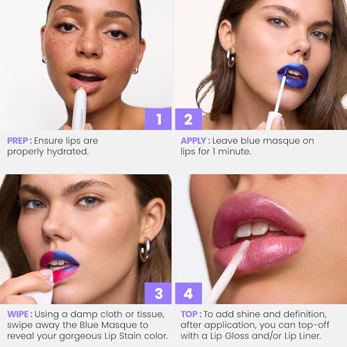 Wonderskin Wonder Blading Lip Stain Peel Off Masque - Long Lasting, Waterproof and Transfer Proof Pink Lip Tint, Matte Finish Peel Off Makeup