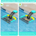 Poolvio Animal Saving Escape Ramp for Pool, Save Critters in Swimming Pool Device Handy, Pool Accessories in Floating Ramp Rescues Saving Frogs, Toads Animal Mice, Birds