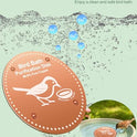 Bird Bath Purification Disk Pure Copper Outside Winter Solar Power Birdbath Heater Deicer Cage Hanging Bowl Metal Warmer Deck Railing Glass Concrete Ceramic Stone Stand Outdoor Fountain Station