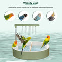 Parrot Bathtub Bird Automatic Bath Shower,Large Bird Shower Fountain Indoor Bathtub with Running Water, Contains USB and Pump,for Pet Birds, African Grey, Cockatiel, Conure, Budgie, Lovebird(Fashion)