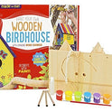 Made By Me Build & Paint Your Own Wooden Toys, DIY Wood Craft Kit, Easy to Assemble, Birdhouse