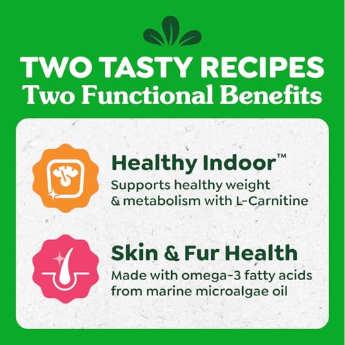 Greenies Feline Smart Purees Healthy Indoor and Skin & Fur Health Lickable Cat Treats, with Real Chicken, with Real Salmon, 0.49 oz. Tubes, 40 Count