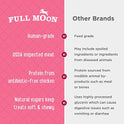 Full Moon Chicken Strips Healthy All Natural Dog Treats Human Grade Made in USA Grain Free, 1.5 Pound (Pack of 1)