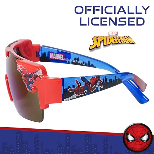 ARKAID Spider-Man Sunglasses for Kids | Marvel Shades | UV 400 | One Size Fits Most Kids