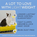 Purina Tidy Cats LightWeight With Glade Clear Springs Multi-Cat, Clumping, Low Dust, Scented Cat litter - 17 lb. Box