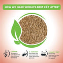 WORLD'S BEST CAT LITTER Multiple Cat Unscented, 32-Pounds - Natural Ingredients, Quick Clumping, Flushable, 99% Dust Free & Made in USA - Long-Lasting Odor Control & Easy Scooping