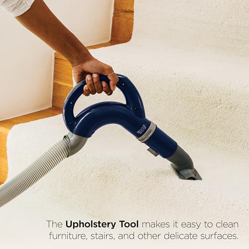 Shark Navigator Lift-Away Vacuum, HEPA, Carpet and Pet Hair, Blue, NV360 | Lift-Away Pod, Carpet and Hard Floor Cleaning, Swivel Steering, Brushroll Shutoff, 0.9-Qt Dust Cup, Upholstery/Crevice Tools