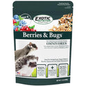 Berries & Bugs 1.5 lb - All Natural High Protein High Fiber Food for Hedgehogs, Skunks, Opossums, Sugar Gliders - Universal Insectivore Diet with Fruit, Gut-Loaded Insects, & Healthy Vitamins