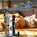 oneisall Dog Grooming Kit for Heavy Thick Hair&Coats/Low Noise Rechargeable Cordless Waterproof Dog Clippers for Grooming Animals&Pets/Pet Shaver with Stainless Steel Blade and Paw Trimmer