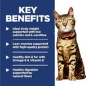 Hill's Science Diet Light, Adult 1-6, Weight Management Support, Dry Cat Food, Chicken Recipe, 7 lb Bag