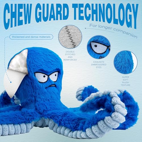 LEGEND SANDY Tough Dog Toys, Blue