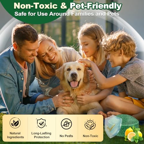 32PCS Rodent Repellent, Natural Peppermint Oil for Mice, Peppermint | Pest Control, Mouse Repellent for Mice, Rats, Squirrels, Spiders and Pests, Keeps Pests Away Effectively from Garden & Home