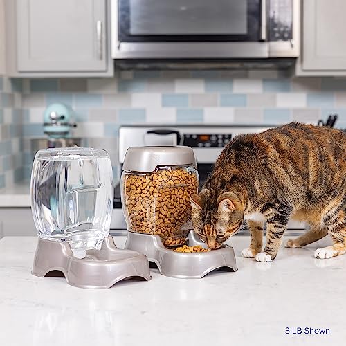 Petmate Pet Cafe Feeder Dog and Cat Feeder Pearlescent