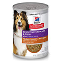 Hill's Science Diet Adult Sensitive Stomach & Skin Wet Dog Food, Turkey & Rice, 12.5 oz. Cans, 12-Pack