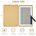 Graciadeco Carpet Cat Scratching Mat Sisal, 2 Packs Sisal Fabric Large 23.6" x 15.7" Scratching Pad for Indoor Cats with Adhesive Hook Loop Tape, Cat Scratching Rug Wall Scratchers for Indoor