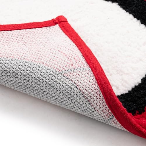 Jay Franco Marvel Spiderman Kids Bath Rug - Soft, Non-Slip, Machine Washable, Red Bathroom Mat 20 x 30