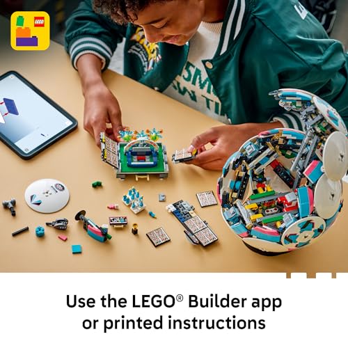 LEGO Editions Soccer Ball - Building Toy for Kids - Collectible Sports Decor for Boys & Girls, Ages 10+ - Includes Micro Stadium - Gift for Father's Day - 43019