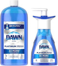 Dawn Platinum Erasing Dish Foam, Dishwashing Soap Pump And Refill Fresh Rapids Scent Kit