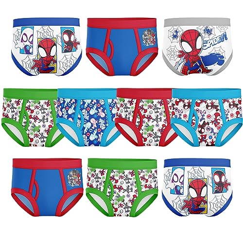 Spiderman Boys' Toddler Superhero Friends Exclusive Underwear With Iron Man, Hulk & More 2/3t & 4t
