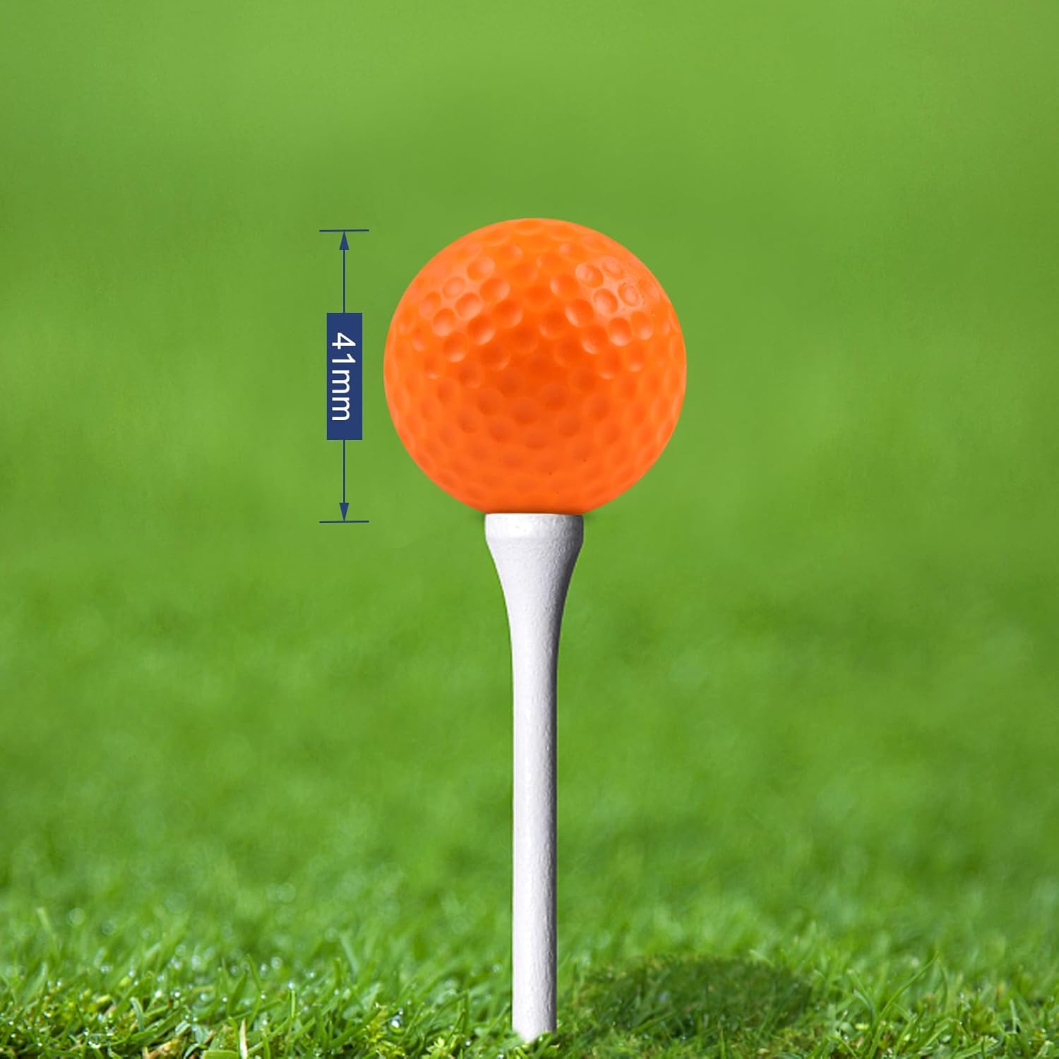 Guirnd 20 Pack Foam Golf Balls, 41mm Practice Golf Balls, Realistic Feel and Long Lasting Limited Fligh Practice Golf Balls for Backyard, Soft Golf Balls for Indoor or Outdoor