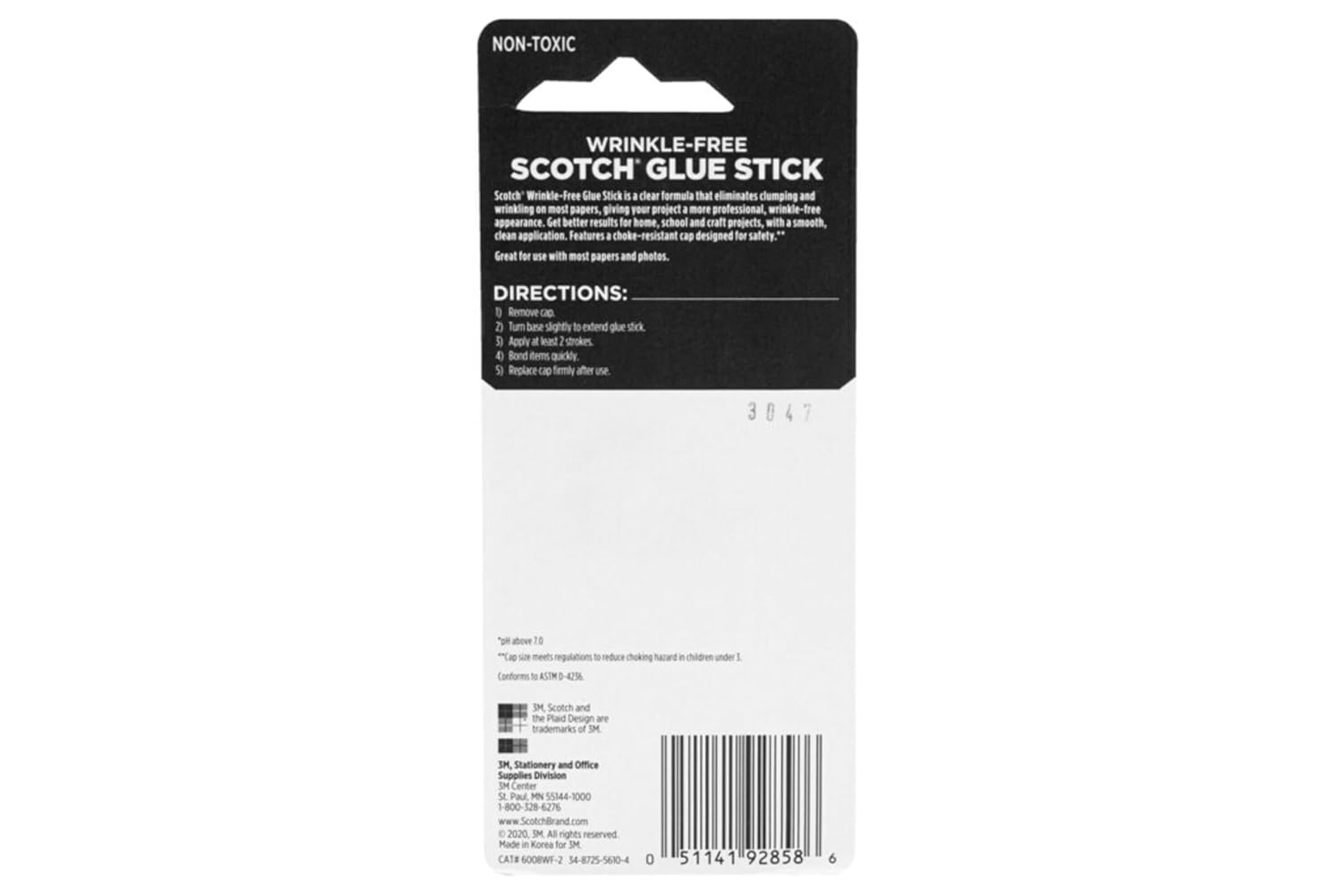 Scotch Wrinkle-Free Glue Sticks, 2 Pack, .27 oz Each