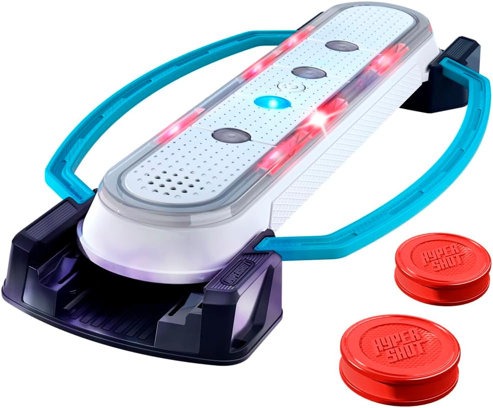 Hasbro Gaming Hypershot Electronic Tabletop Hockey Game | 5 Games in 1 | Music, Lights, and Sounds | Ages 8 and Up | for 1 to 2 Players | Kids Board Games