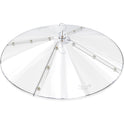 iBorn Baffles for Bird Feeders, 19.5” Oversized Bird Feeder Cover for Rain Guard, Birds Feeders Squirrel Guard, Full Protection for Outdoors, Polycarbonate(PC), Pack of 1, Transparent