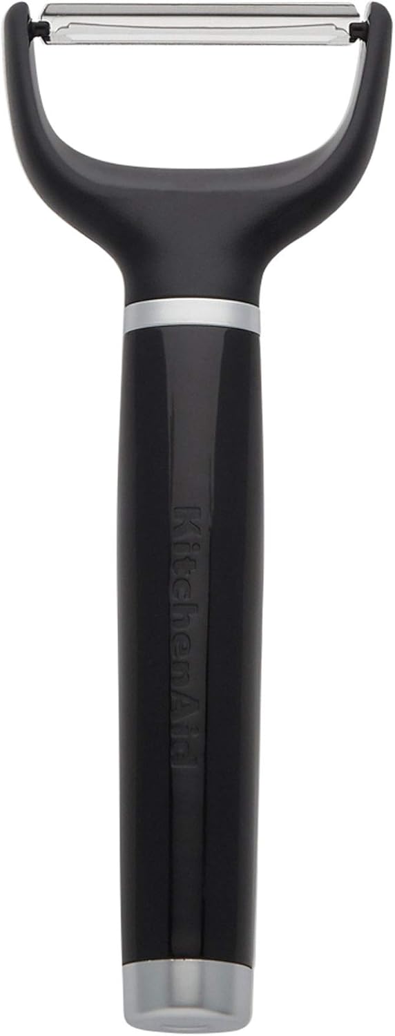 KitchenAid Y Peeler with Ergonomic Handle and Single Edge Blade – Dishwasher Safe with Protective Cover