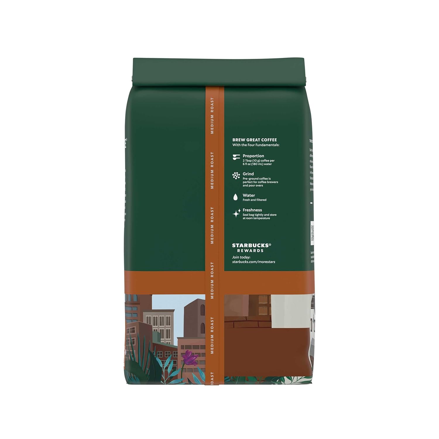 Starbucks Ground Coffee, Medium Roast Hot or Iced Coffee, Pike Place Roast, 28 oz