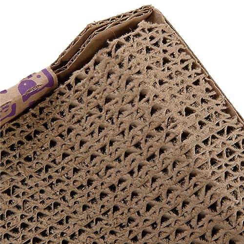SmartyKat Super Scratcher Chaise Corrugated Cat Scratcher, Catnip Infusion Technology - Brown, One Size