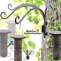 AJART Bird Feeder Hangers Outdoor: 16-Inch Swivel Hanging Plant Bracket for Wall Mount - Swivel Plant Hook for Flower Basket