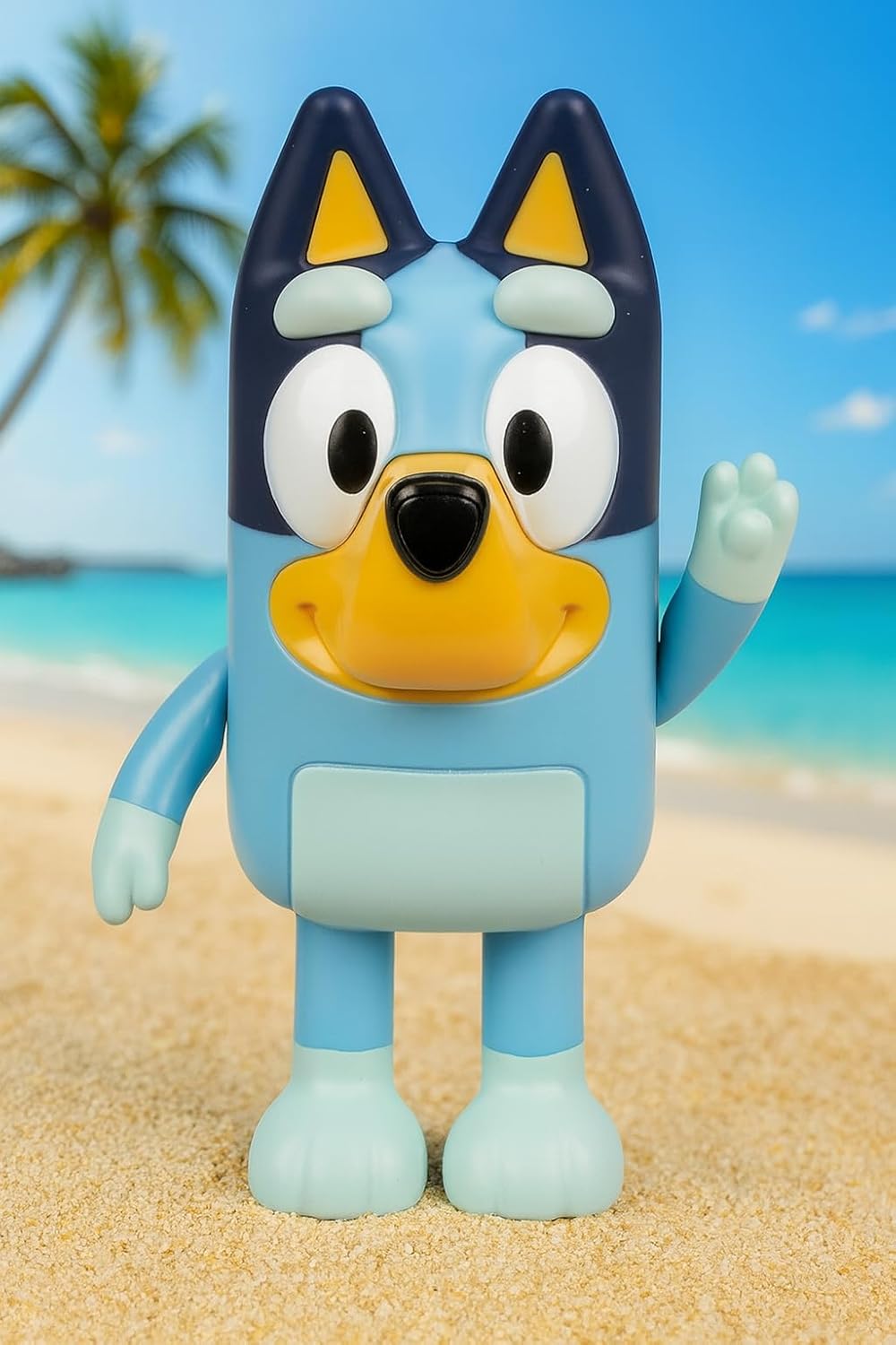 Bluey Game Hide and Seek Figure, Articulated, Musical Kids Figurines with Dance Mode, Interactive Play Toddler Figurine Toys for Ages 3+