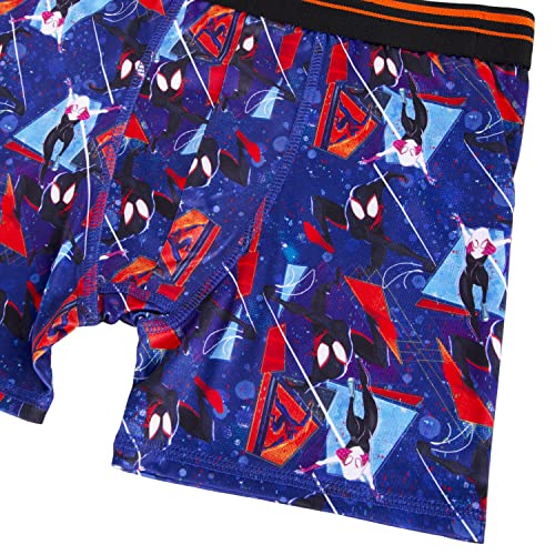 Spiderman boys Boxer Brief Multipacks With Multiple Print Choices Available in Sizes 4, 6, 8, 10, and 12