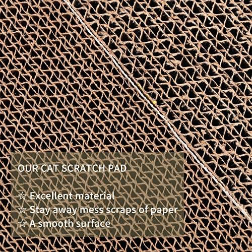 5 Packs cat Scratcher Toys Reversible Scratching Post Board for Indoor Cats Cardboard pad Sleep Play and Grind Claws